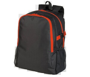 Black&Match BM905 - Sport Backpack Zwart/oranje