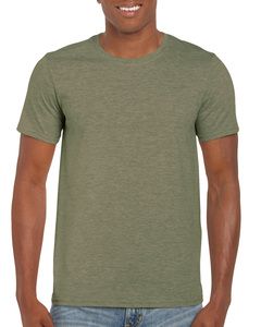 Gildan GN640 - Softstyle™ Ringspun T-shirt voor volwassenen Heide Militair Groen