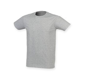 Skinnifit SF121 - De Feel Good Heren T-Shirt Heide Grijs