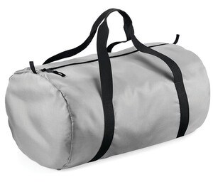 Bag Base BG150 - Packaway Barrel Tas Zilver/Zwart
