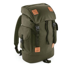Bag Base BG620 - Vintage Urban Explorer-rugzak Militair groen/Tan