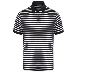 Front row FR230 - Gestreept jersey poloshirt