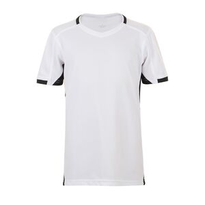 SOL'S 01719 - CLASSICO KIDS Contrasterende Shirt Kinderen Wit / Zwart
