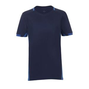 SOL'S 01719 - CLASSICO KIDS Contrasterende Shirt Kinderen Frans marineblauw/koningsblauw