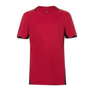 SOL'S 01719 - CLASSICO KIDS Contrasterende Shirt Kinderen Rood / Zwart