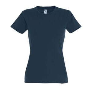 SOL'S 11502 - Keizerlijke VROUW Dames T Shirt Ronde Hals Petroleum Blauw