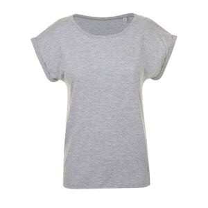 SOL'S 01406 - MELBA T-shirt Dames Ronde Hals Gemengd grijs