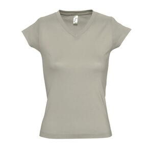 SOL'S 11388 - MOON Dames Tee Shirt Met V Hals Khaki