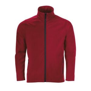 SOL'S 01195 - RACE MEN Heren Softshell Jas Met Ritssluiting Peper Rood