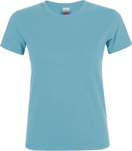 SOL'S 01825 - REGENT VROUW T-shirts Dames Ronde Hals Atol Blauw