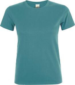 SOL'S 01825 - REGENT VROUW T-shirts Dames Ronde Hals Eend Blauw