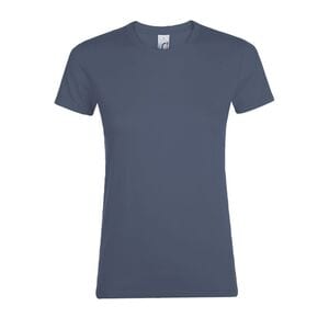 SOL'S 01825 - REGENT WOMEN Tee Shirt Dames Ronde Hals Denim