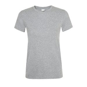 SOL'S 01825 - REGENT VROUW T-shirts Dames Ronde Hals Gemengd grijs
