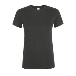 SOL'S 01825 - REGENT VROUW T-shirts Dames Ronde Hals Donkergrijs