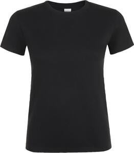 SOL'S 01825 - REGENT VROUW T-shirts Dames Ronde Hals Diepzwart