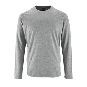 SOL'S 02074 - Imperial LSL MEN Heren T Shirt Met Lange Mouwen Gemengd grijs