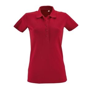 SOL'S 01709 - PHOENIX WOMEN Damespolo Katoen Elastaan Rood