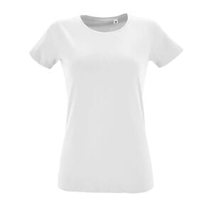 SOL'S 02758 - Regent Fit Women Dames Nauwsluitend T Shirt Met Ronde Hals Wit