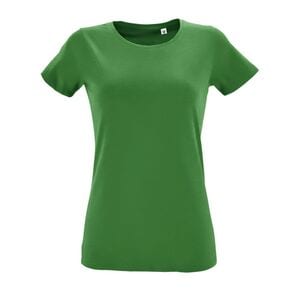 SOL'S 02758 - Regent Fit Women Dames Nauwsluitend T Shirt Met Ronde Hals Kelly groen