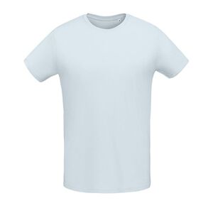 SOL'S 02855 - Martin Men Heren Nauwsluitend Jersey T Shirt Met Ronde Hals Romig blauw