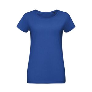 SOL'S 02856 - Martin Women Dames Nauwsluitend Jersey T Shirt Met Ronde Hals Koningsblauw