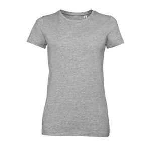 SOL'S 02946 - Millenium Women Dames T Shirt Met Ronde Hals Gemengd grijs