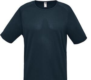 SOL'S 11939 - SPORTY Heren Tee Shirt Met Raglan Mouwen Petroleum Blauw