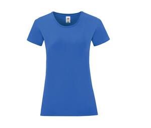 Fruit of the Loom SC151 - Iconic T-Shirt Dames Koningsblauw