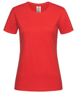 Stedman STE2620 - T-shirt met ronde hals voor vrouwen Classic-T Organic  Scharlaken rood