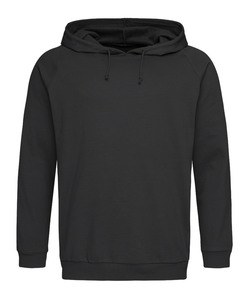 Stedman STE4200 - Lichtgewicht Sweatshirt met capuchon voor mannen en vrouwen Zwart Opaal