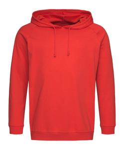 Stedman STE4200 - Lichtgewicht Sweatshirt met capuchon voor mannen en vrouwen Scharlaken rood