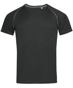 Stedman STE8030 - T-shirt met ronde hals voor mannen ACTIVE TEAM Zwart Opaal