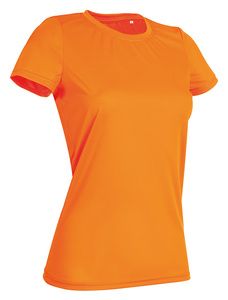 Stedman STE8100 - T-shirt met ronde hals voor vrouwen Interlock Active-Dry Cyber Oranje