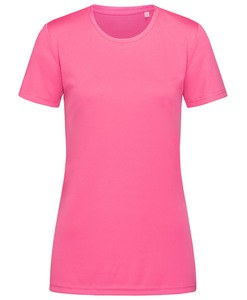 Stedman STE8100 - T-shirt met ronde hals voor vrouwen Interlock Active-Dry Zoet roze