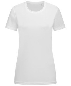 Stedman STE8100 - T-shirt met ronde hals voor vrouwen Interlock Active-Dry Wit