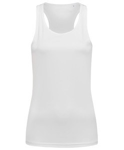Stedman STE8110 - Shirt zonder mouwen voor vrouwen Interlock Active-Dry  Wit
