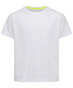 Stedman STE8570 - T-shirt met ronde hals voor kinderen Active-Dry Wit