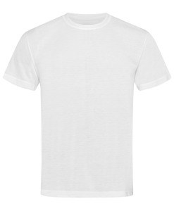Stedman STE8600 - T-shirt met ronde hals voor mannen Active-Dry Wit
