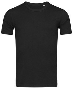 Stedman STE9020 - T-shirt met ronde hals voor mannen Morgan  Zwart Opaal