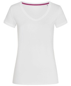 Stedman STE9130 - V-hals T-shirt voor vrouwen Megan Wit