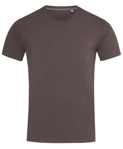 Stedman STE9600 - T-shirt met ronde hals voor mannen Clive  Donkere Chocolade