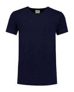Lemon & Soda LEM1264 - T-shirt V-hals katoen/elastisch voor hem Donker marine