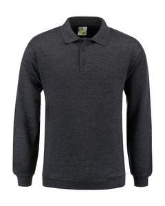 Lemon & Soda LEM3210 - Polosweater for him Antraciet