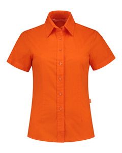 Lemon & Soda LEM3986 - Shirt Poplin SS for her Oranje