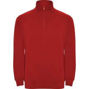 Roly SU1109 - ANETO Sweatshirt met halve rits in dezelfde kleur en staande kraag