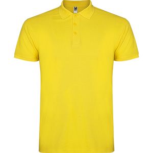 Roly PO6638 - STAR Heren poloshirt met korte mouwen Geel