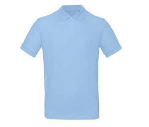 B&C BC400 - Inspire Polo-Shirt Heren Hemelsblauw