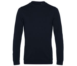 B&C BCU01W - Sweatshirt met ronde hals Marineblauw