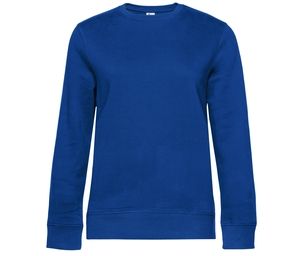 B&C BCW01Q - Sweatshirt met rechte mouwen 280 QUEEN Koningsblauw