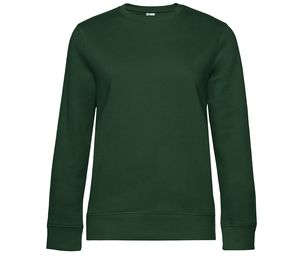 B&C BCW01Q - Sweatshirt met rechte mouwen 280 QUEEN Fles groen